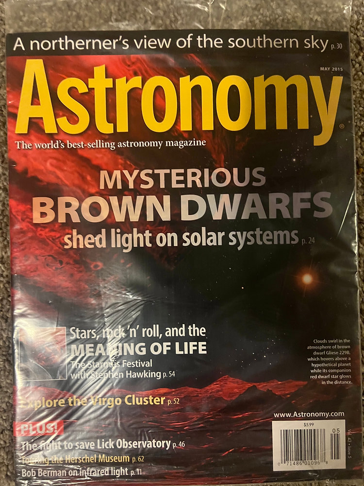 Astronomia, maio de 2015 - Estrelas, Rock 'n' Roll e o Sentido da Vida
